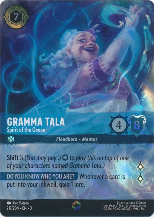 Gramma Tala - Spirit of the Ocean [INK - #217]