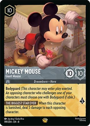 Mickey Mouse - Giant Mouse [8 - ROJ - #199]