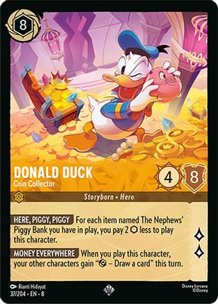 Donald Duck - Coin Collector [8 - ROJ - #037]