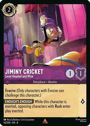 Jiminy Cricket - Level-Headed and Wise [8 - ROJ - #062]