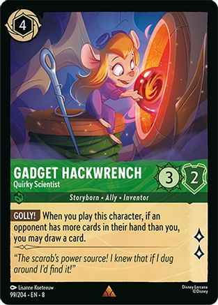 Gadget Hackwrench - Quirky Scientist [8 - ROJ - #099]