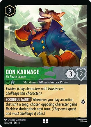 Don Karnage - Air Pirate Leader [ROJ - #108]