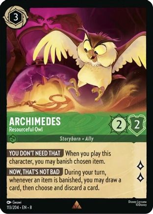 Archimedes - Resourceful Owl [ROJ - #113]