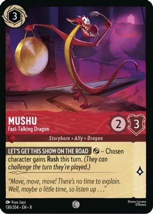 Mushu - Fast-Talking Dragon [ROJ - #130]