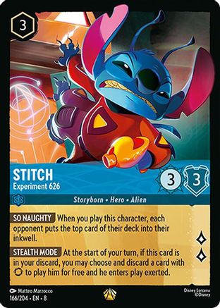 Stitch - Experiment 626 [8 - ROJ - #166]