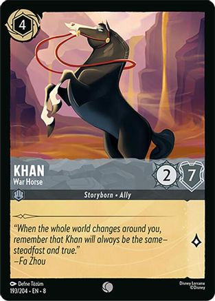 Khan - War Horse [8 - ROJ - #193]
