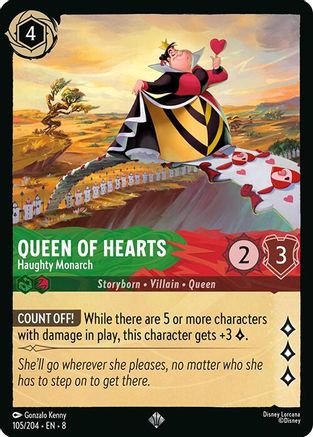 Queen of Hearts - Haughty Monarch [8 - ROJ - #105]