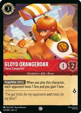 Gloyd Orangeboar - Fierce Competitor [8 - ROJ - #121]