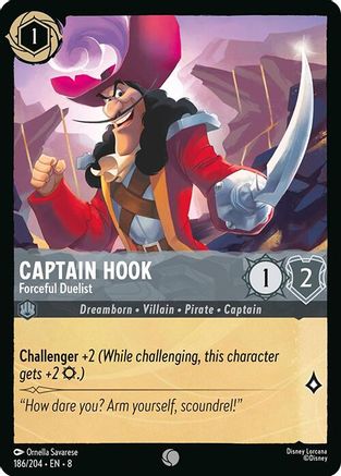 Captain Hook - Forceful Duelist [8 - ROJ - #186]