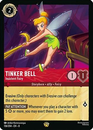 Tinker Bell - Insistent Fairy [8 - ROJ - #136]