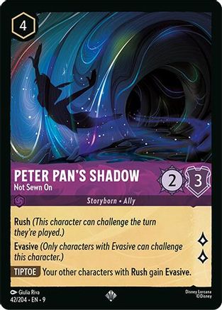 Peter Pan's Shadow - Not Sewn On [9 - FAB - #042]