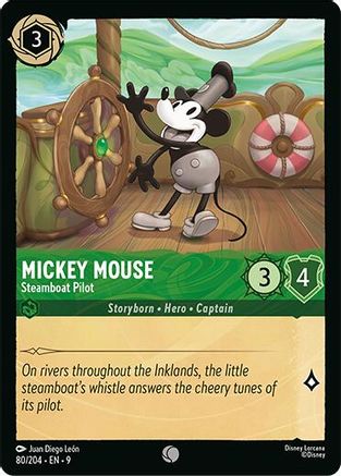 Mickey Mouse - Steamboat Pilot [9 - FAB - #080]