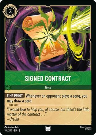 Signed Contract [9 - FAB - #101]