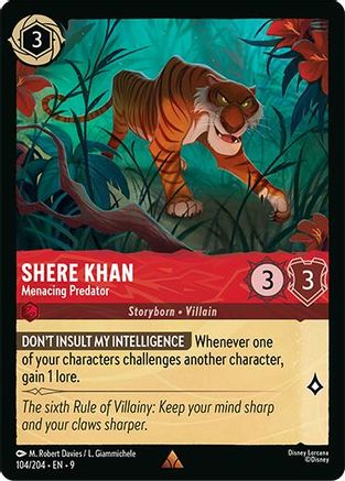 Shere Khan - Menacing Predator [FAB - #104]