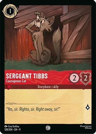 Sergeant Tibbs - Courageous Cat [9 - FAB - #128]
