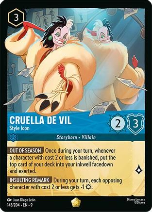 Cruella De Vil - Style Icon [9 - FAB - #143]