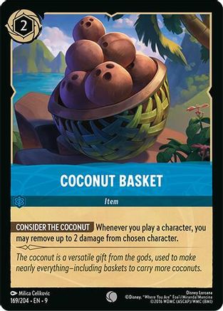 Coconut Basket [9 - FAB - #169]