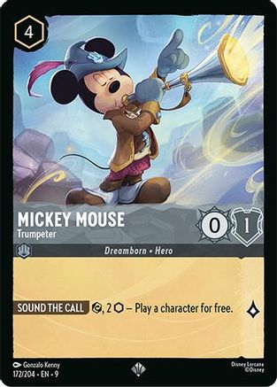 Mickey Mouse - Trumpeter [FAB - #172]