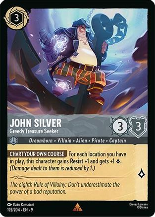 John Silver - Greedy Treasure Seeker [9 - FAB - #192]