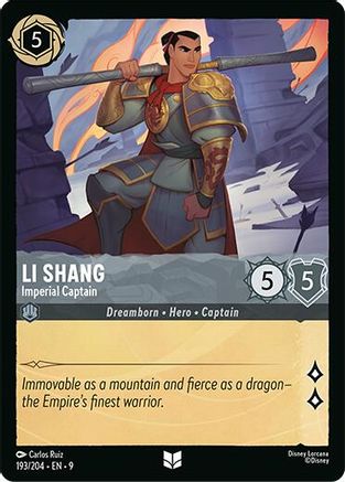 Li Shang - Imperial Captain [9 - FAB - #193]