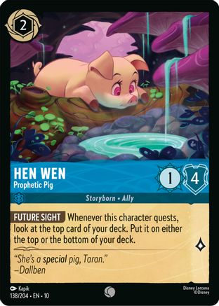 Hen Wen - Prophetic Pig [10 - WITW - #138]