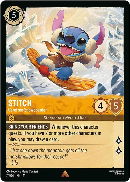 Stitch - Carefree Snowboarder [11 - WIS - #007]