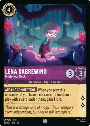 Lena Sabrewing - Mysterious Duck [10 - WITW - #042]