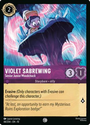 Violet Sabrewing - Senior Junior Woodchuck [10 - WITW - #044]