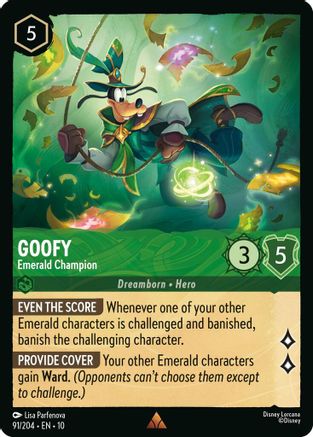 Goofy - Emerald Champion [10 - WITW - #091]