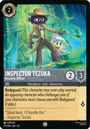 Inspector Tezuka - Resolute Officer [10 - WITW - #177]
