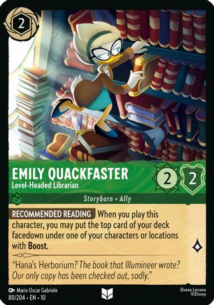 Emily Quackfaster - Level-Headed Librarian [WITW - #080]