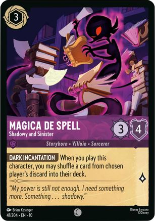 Magica De Spell - Shadowy and Sinister [10 - WITW - #041]