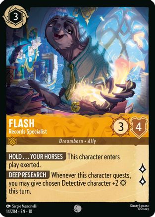 Flash - Records Specialist [10 - WITW - #014]