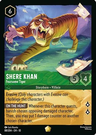 Shere Khan - Fearsome Tiger [10 - WITW - #088]