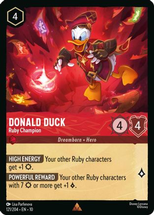 Donald Duck - Ruby Champion [10 - WITW - #121]
