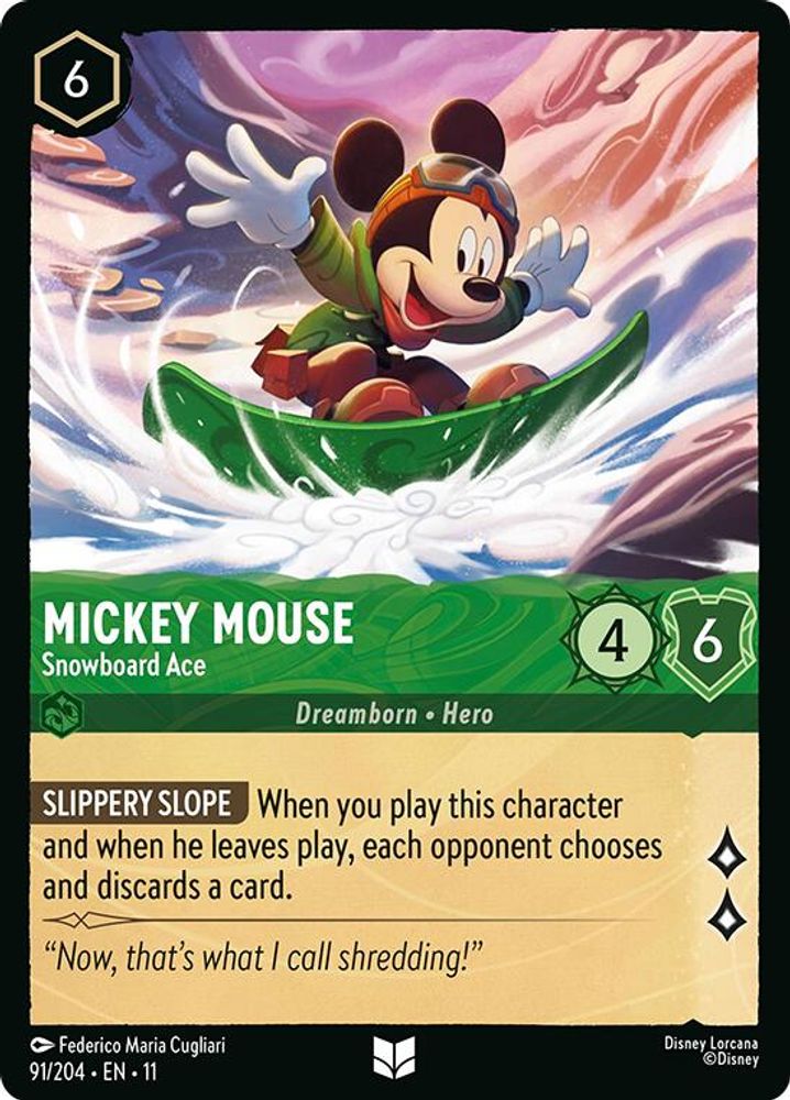 Mickey Mouse - Snowboard Ace [11 - WIS - #091]