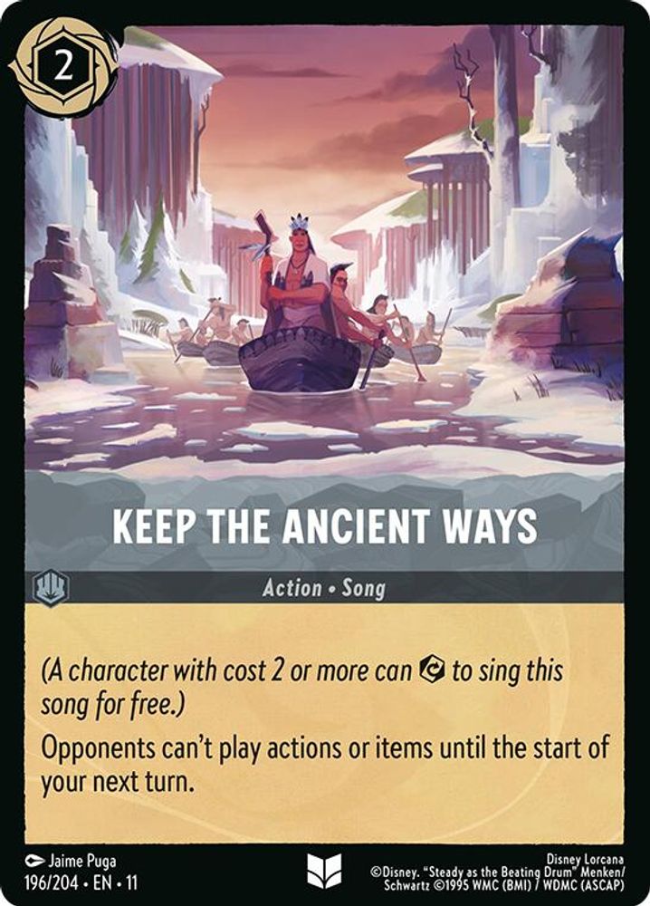 Keep the Ancient Ways [11 - WIS - #196]