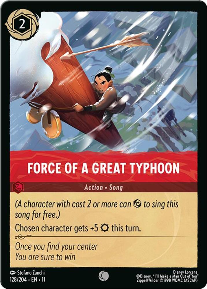Force of a Great Typhoon [11 - WIS - #128]