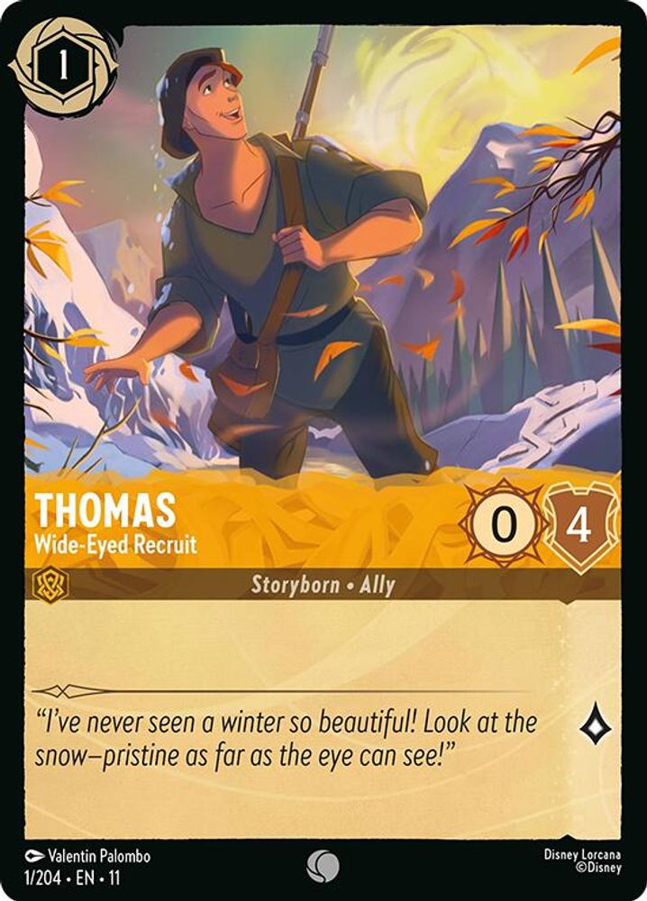 Thomas - Wide-Eyed Recruit [11 - WIS - #001]