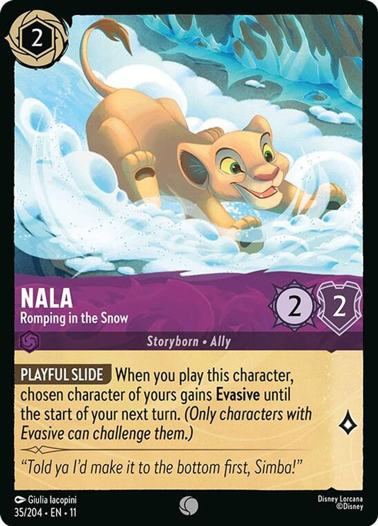 Nala - Romping in the Snow [11 - WIS - #035]