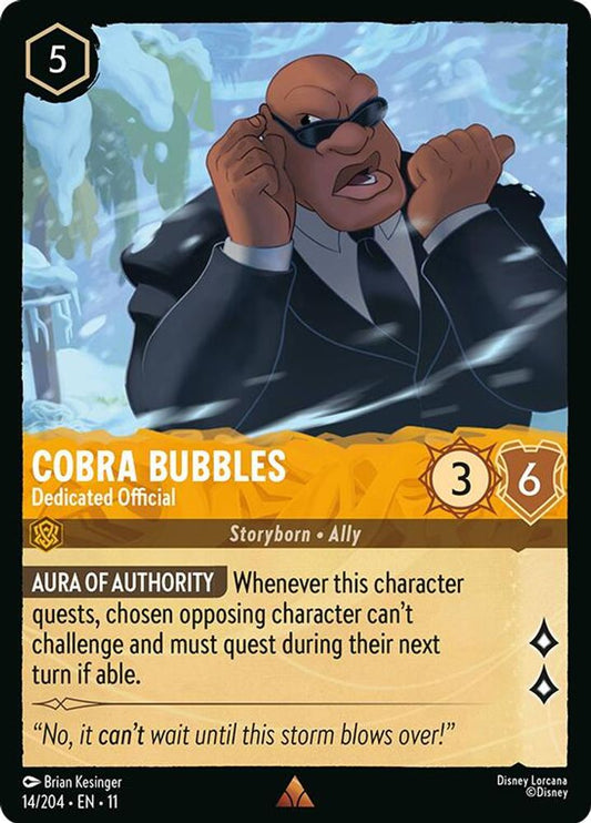 Cobra Bubbles - Dedicated Official [11 - WIS - #014]