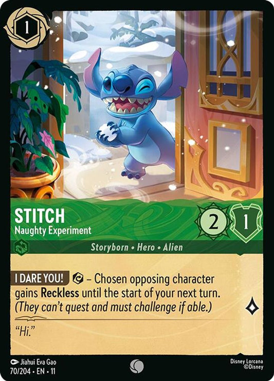 Stitch - Naughty Experiment [11 - WIS - #070]