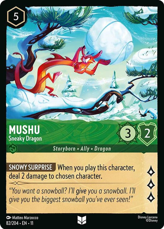 Mushu - Sneaky Dragon [11 - WIS - #082]