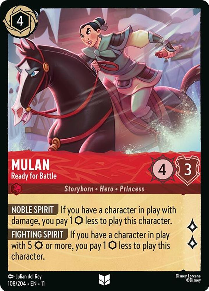 Mulan - Ready for Battle [11 - WIS - #108]