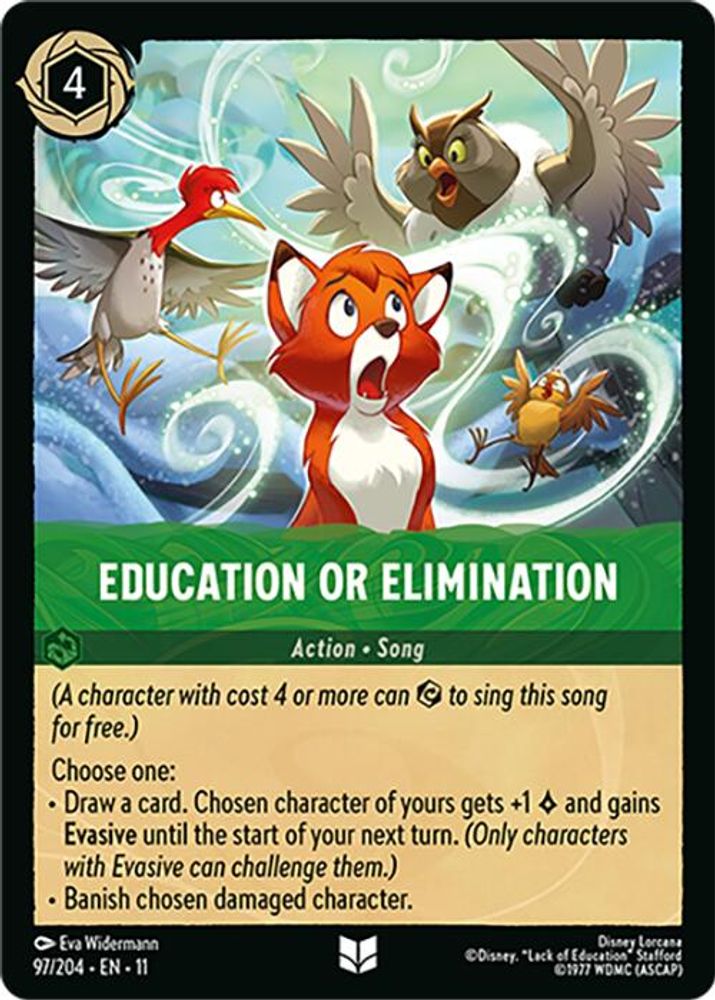 Education or Elimination [11 - WIS - #097]
