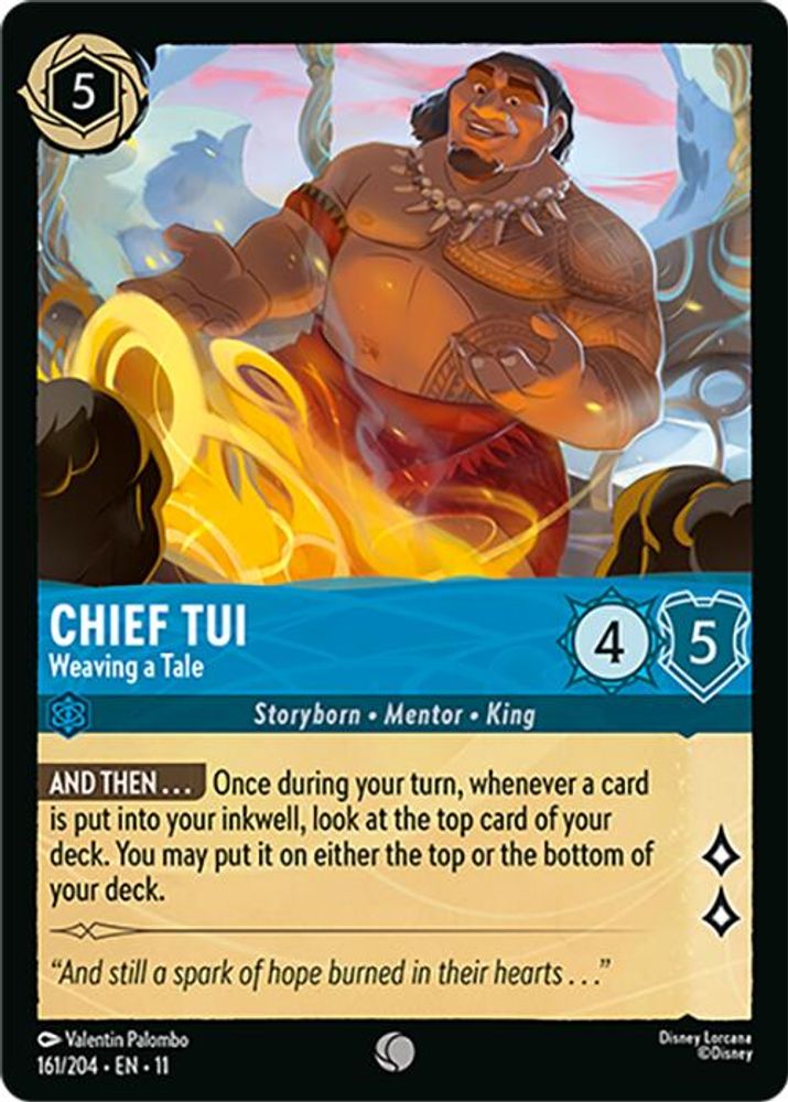Chief Tui - Weaving a Tale [11 - WIS - #161]