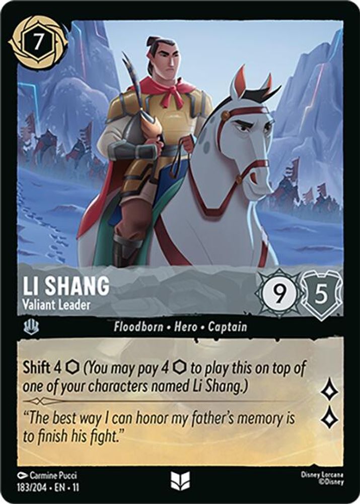 Li Shang - Valiant Leader [11 - WIS - #183]