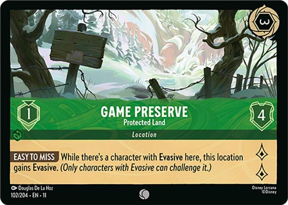 Game Preserve - Protected Land [11 - WIS - #102]