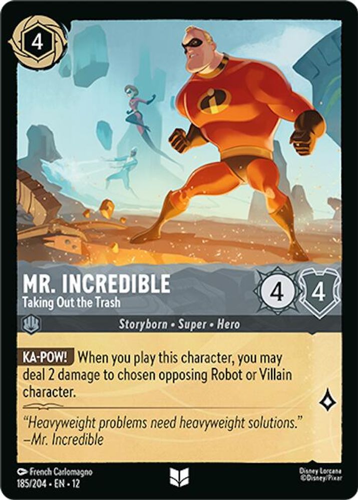 Mr. Incredible - Taking Out the Trash [12 - WUN - #185]
