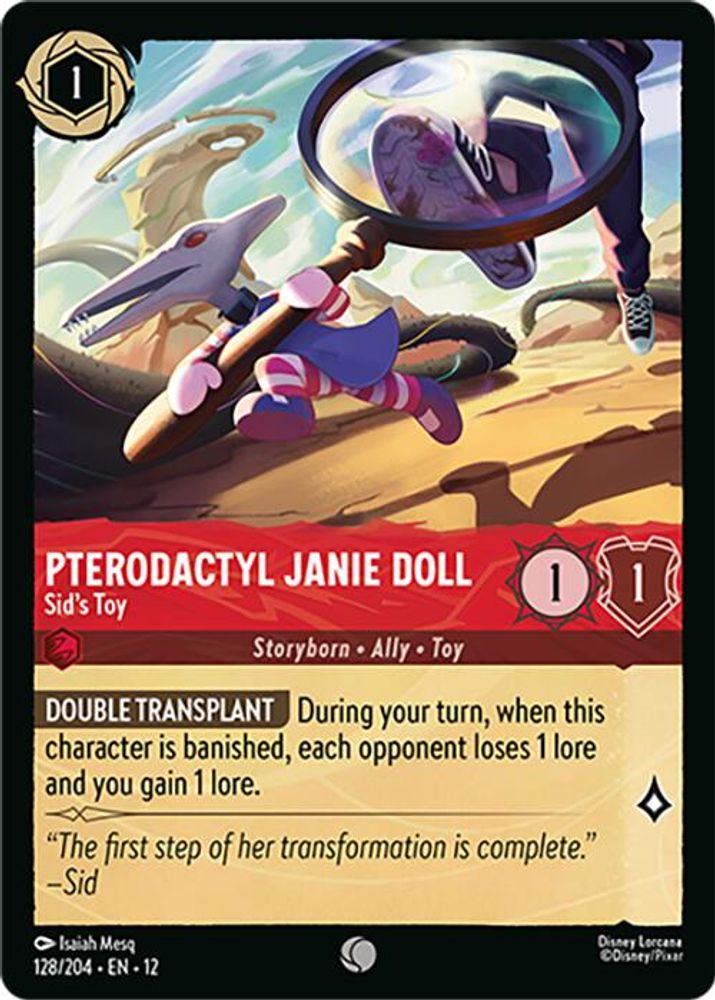 Pterodactyl Janie Doll - Sid's Toy [12 - WUN - #128]